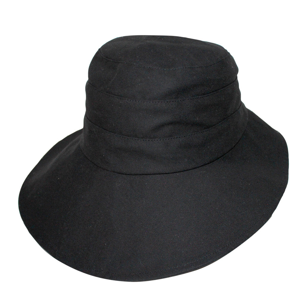 Emilia Cloche Hat - Black