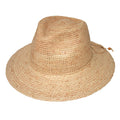  Flora Raffia Fedora Hat - Natural