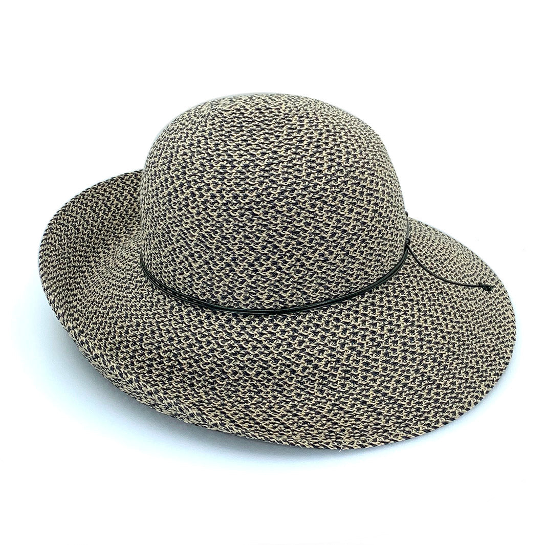  Francesca Souwester Hat - Charcoal
