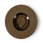 Hallie Felt Fedora Hat - Khaki
