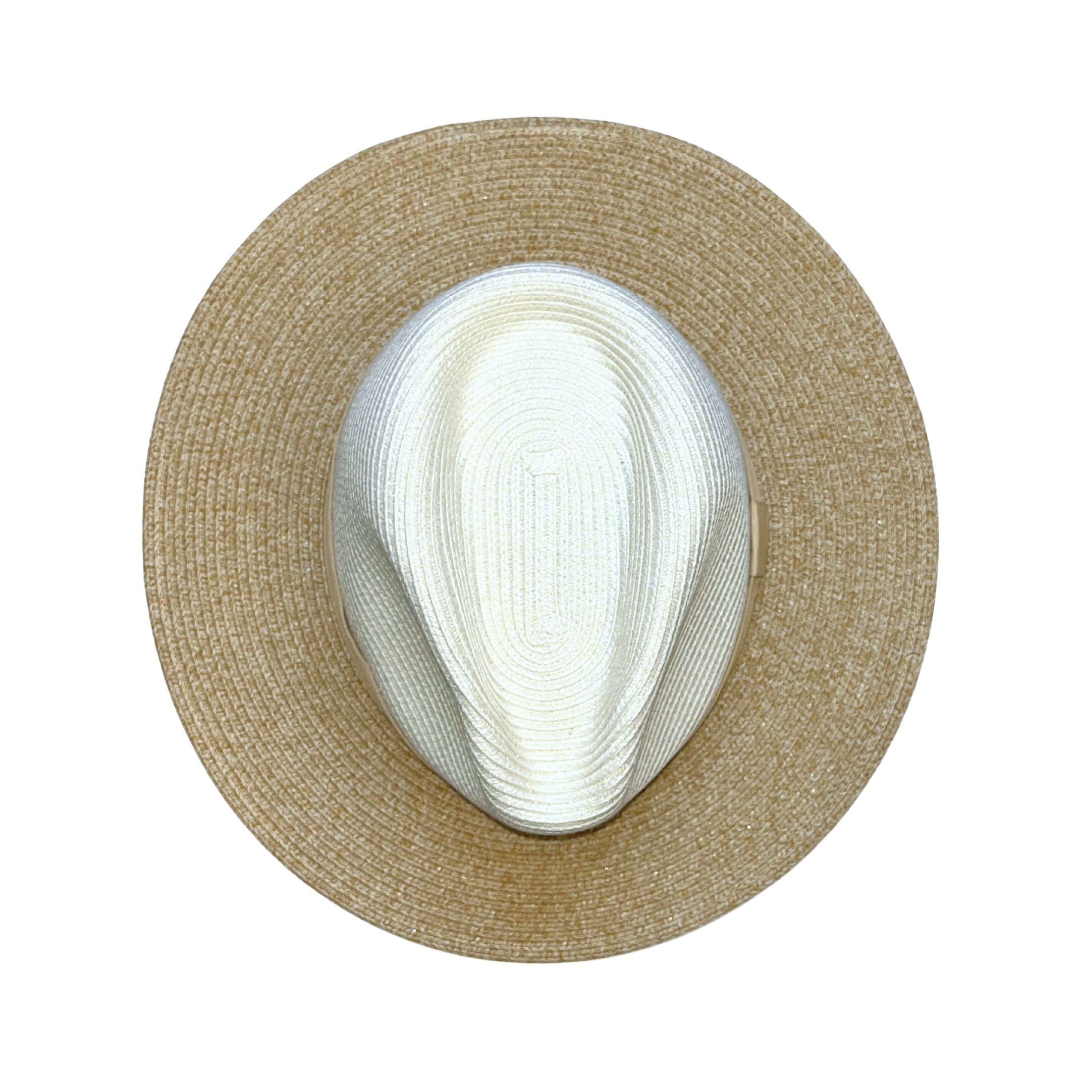  Café Fedora Hat - Ivory/Natural