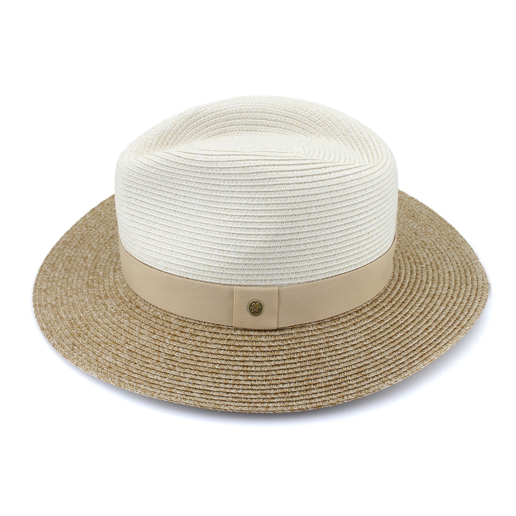  Café Fedora Hat - Ivory/Natural