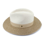  Café Fedora Hat - Ivory/Natural