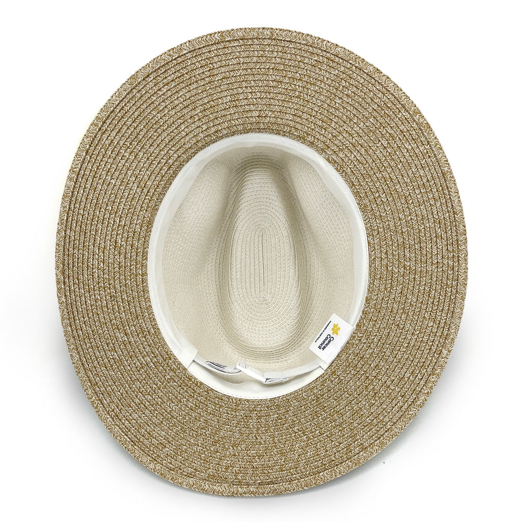  Café Fedora Hat - Ivory/Natural