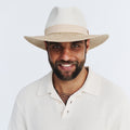  Café Fedora Hat - Ivory/Natural