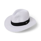  Café Fedora Hat - White
