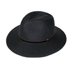 Darby Fedora Hat - Ash Black