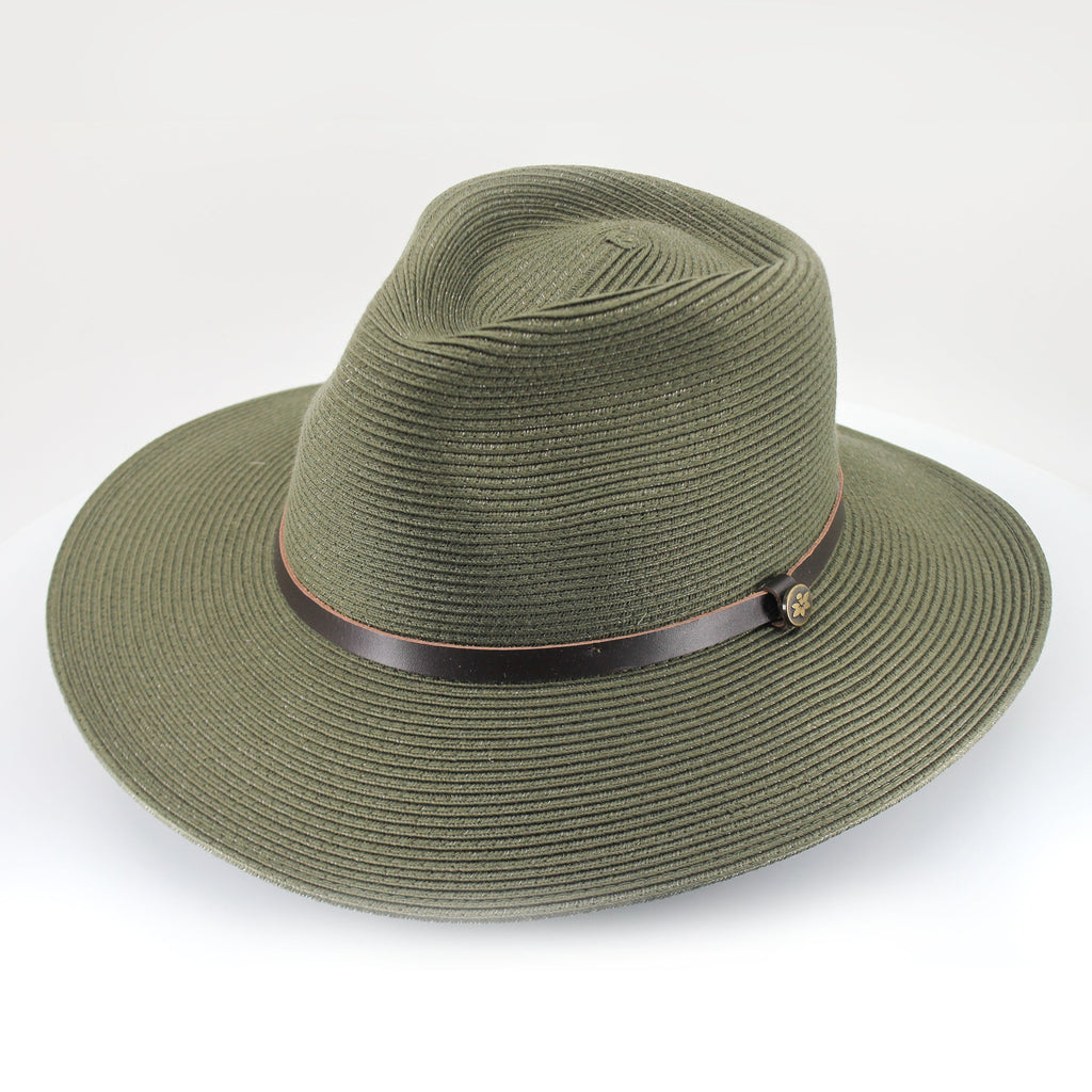 Darby Fedora Hat - Dark Khaki