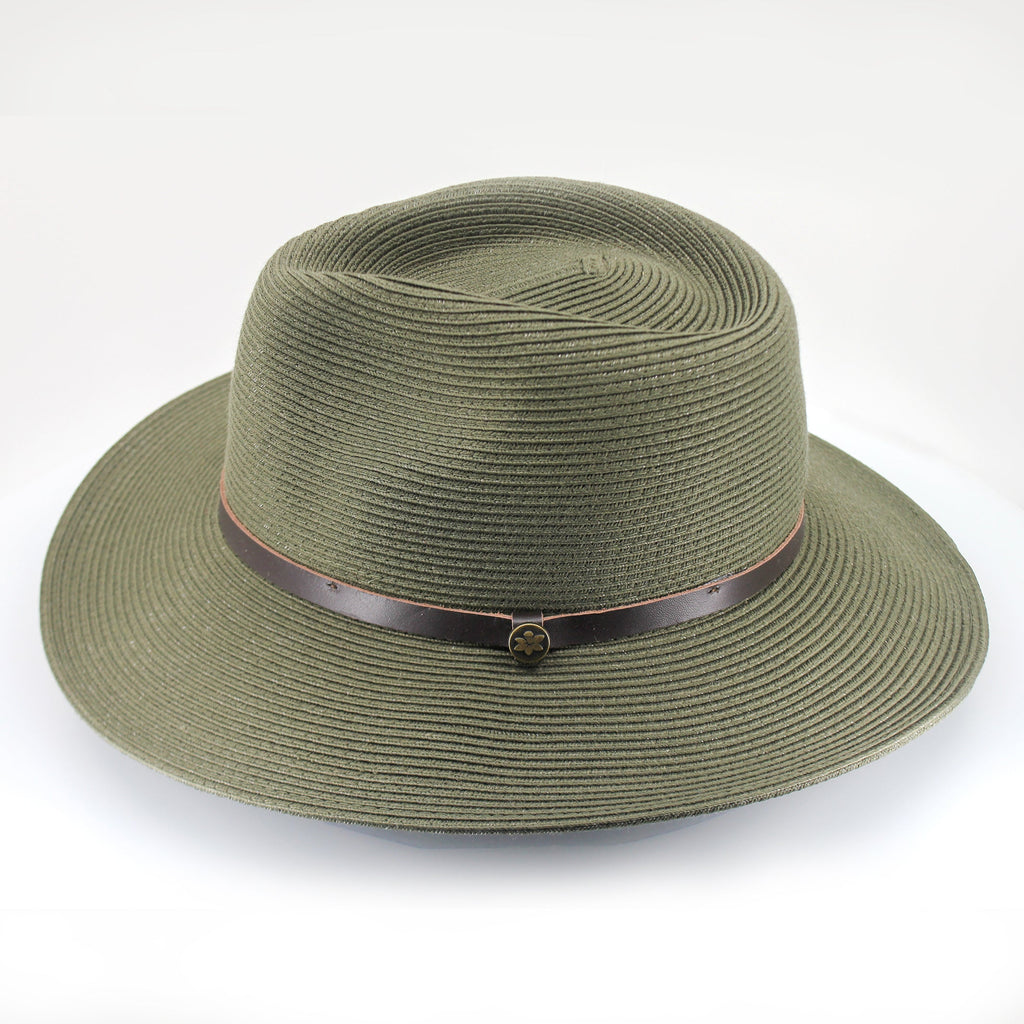  Darby Fedora Hat - Dark Khaki