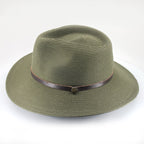  Darby Fedora Hat - Dark Khaki