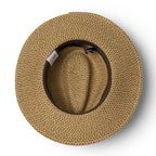  Outback Lightweight Fedora Hat - Chocolate