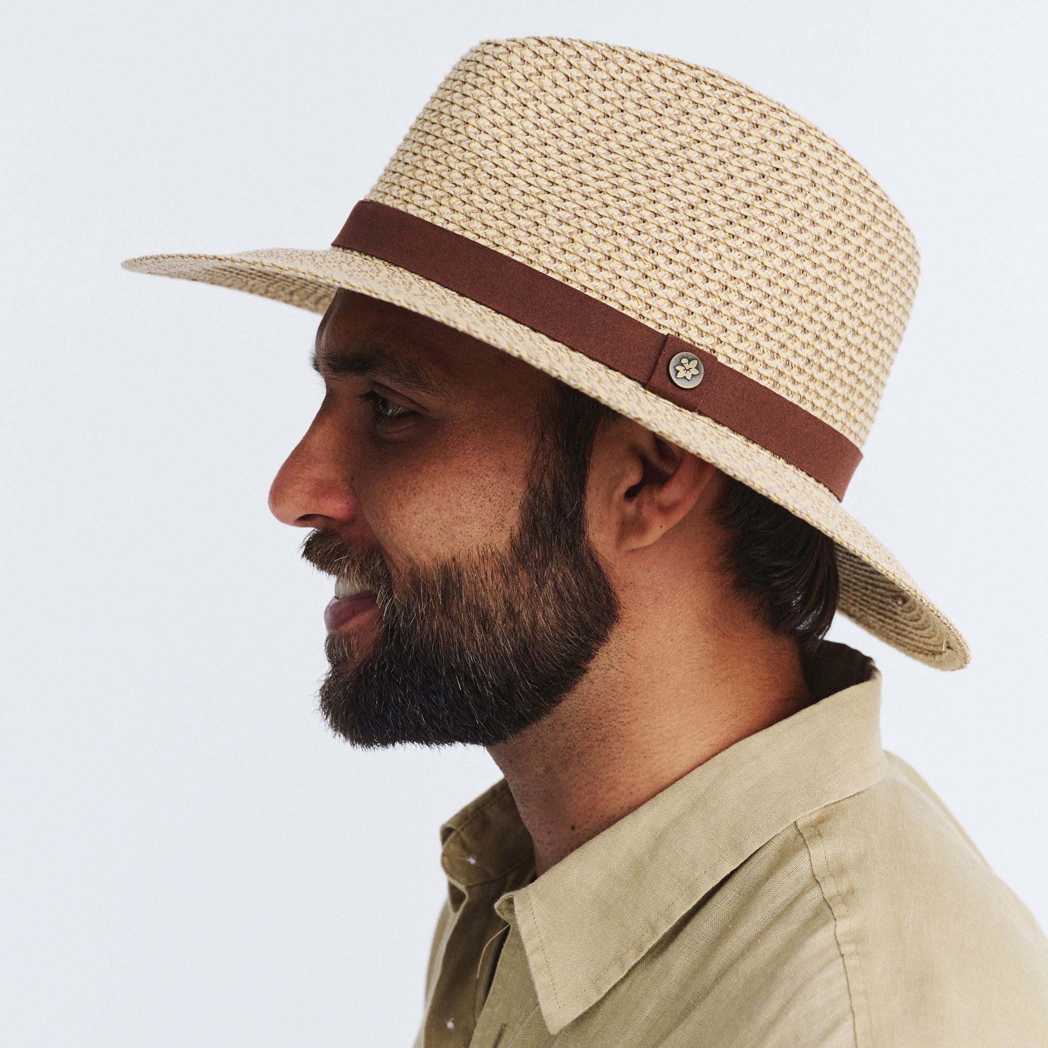  Outback Lightweight Fedora Hat - Natural