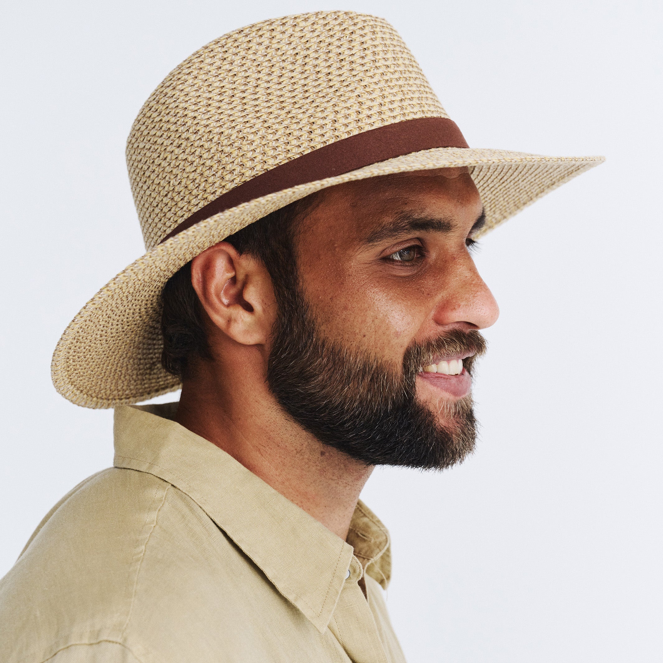  Outback Lightweight Fedora Hat - Natural