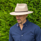  Benadict Fedora Hat - Beige