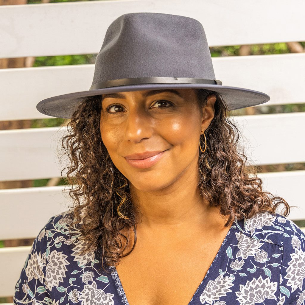  Benadict Fedora Hat - Grey