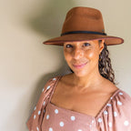  Benadict Fedora Hat - Chocolate