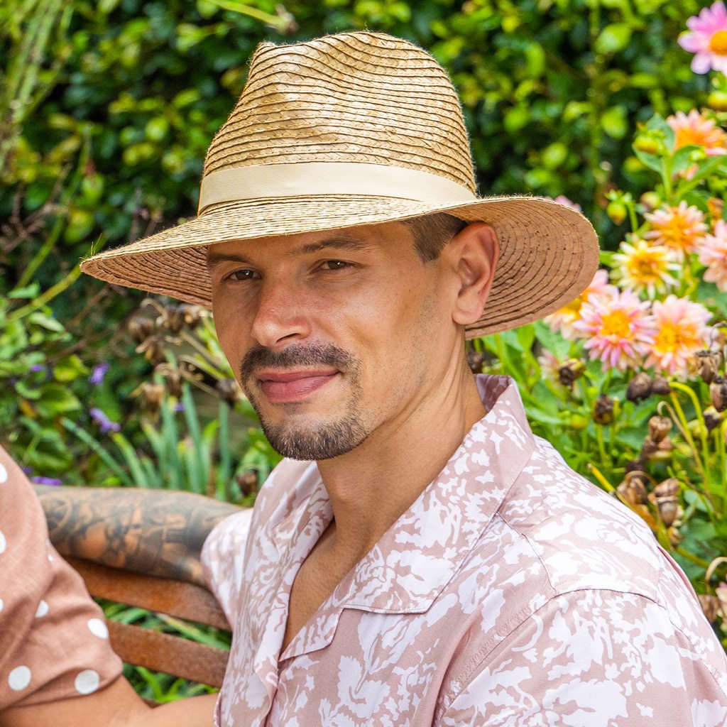  Kennedy Fedora Hat - Natural