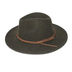  Blake Felt Fedora Hat - Khaki