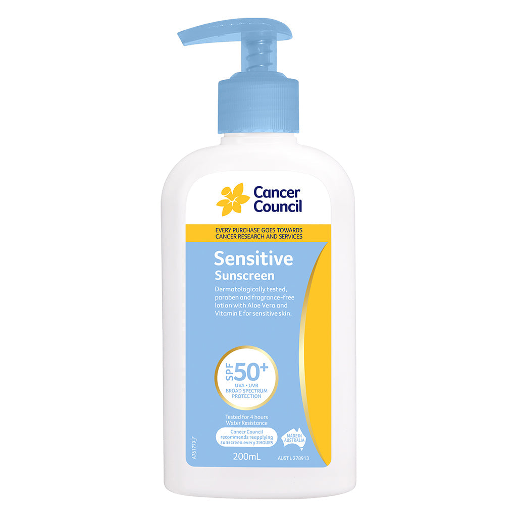  Sensitive Sunscreen SPF50+ 200ml