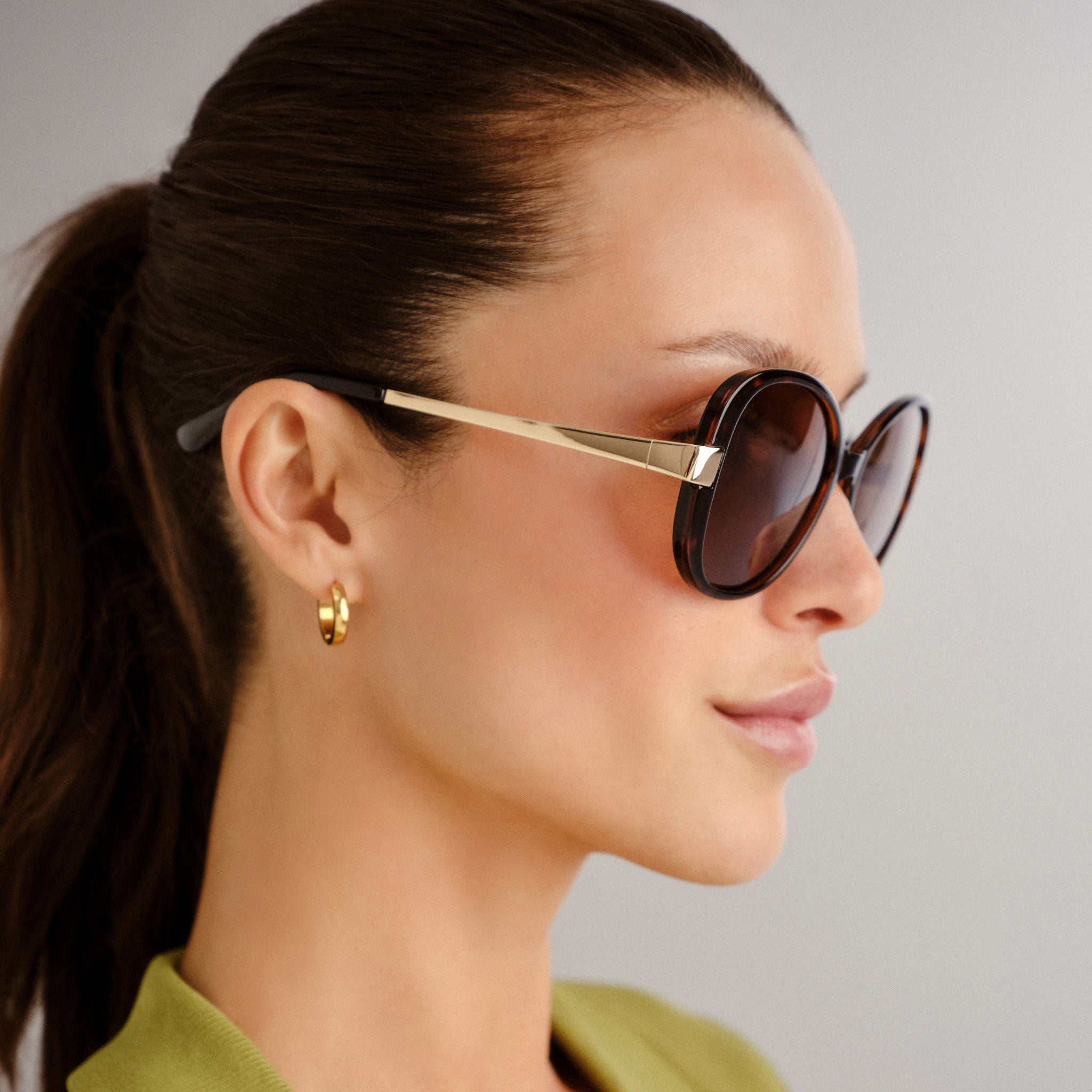  Anna Bay Sunglasses - Dark Tort