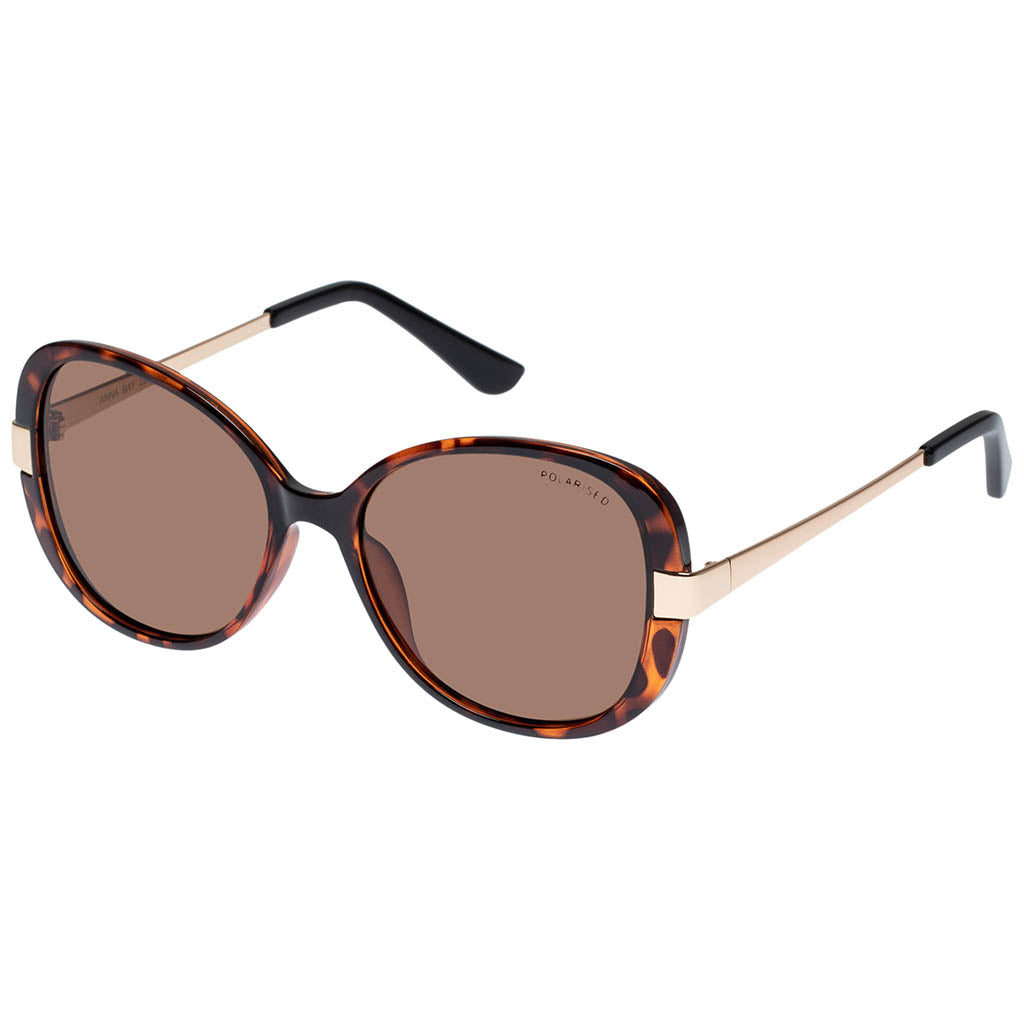  Anna Bay Sunglasses - Dark Tort