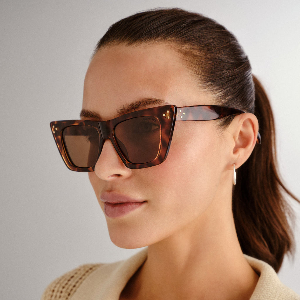  Magenta Sunglasses - Dark Tort