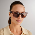  Magenta Sunglasses - Dark Tort