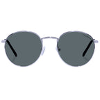  Enviro Round Metal Sunglasses - Silver