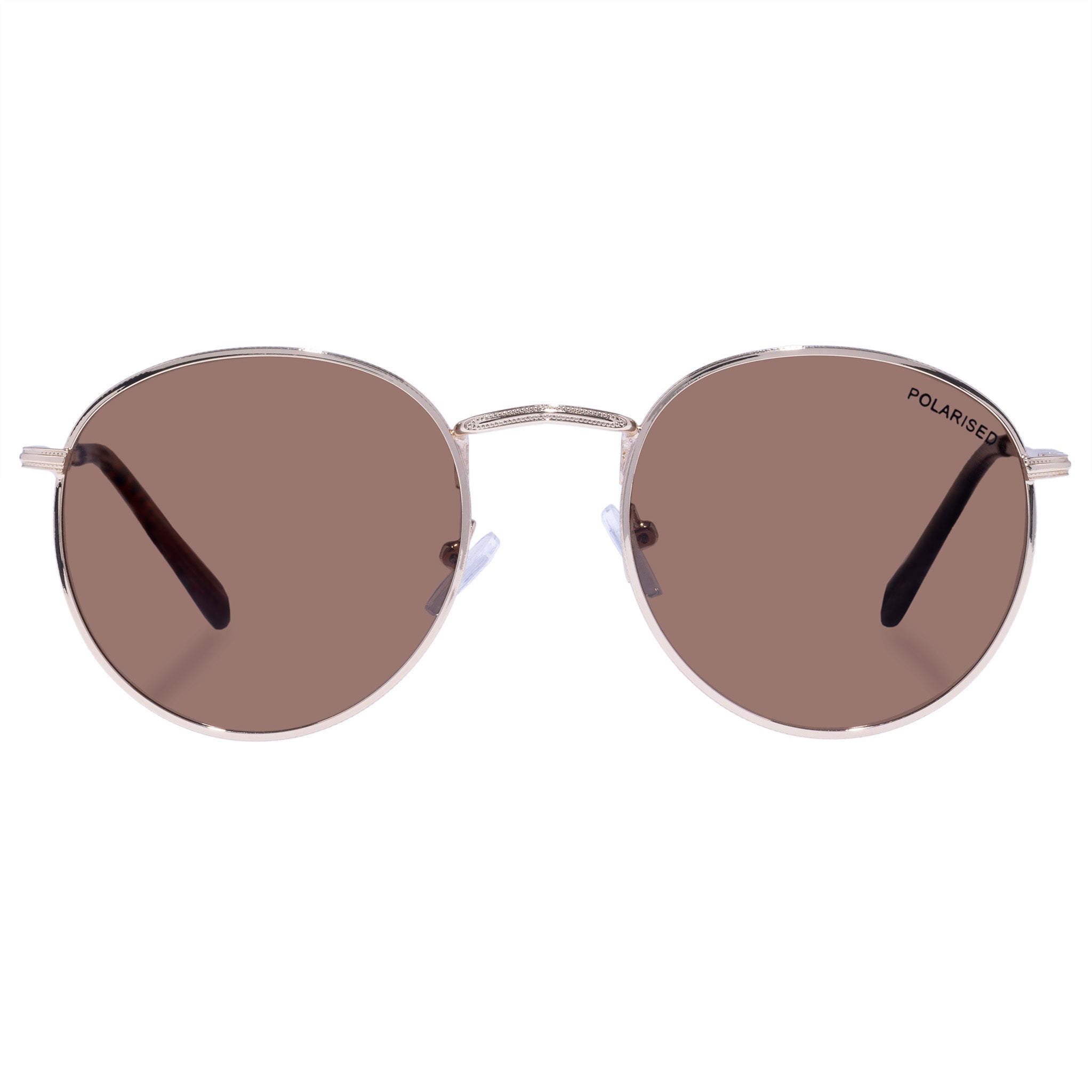  Enviro Round Metal Sunglasses - Gold