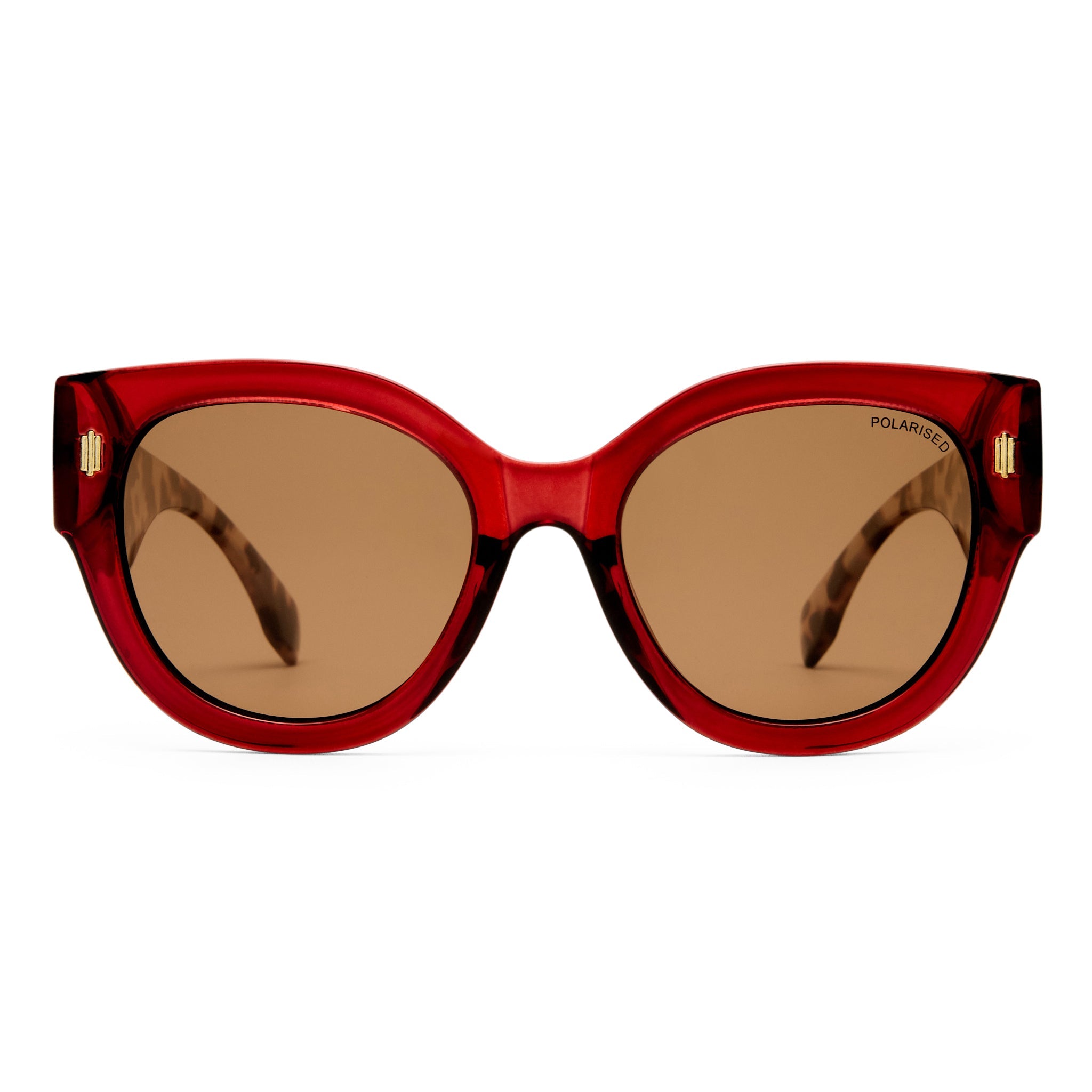  Eurella Sunglasses - Burgundy/Tort