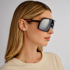  Outfield Shield Sunglasses - Black/Red