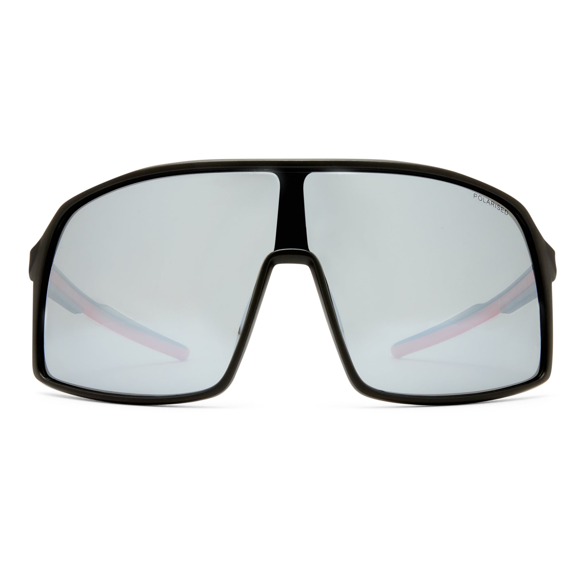  Outfield Shield Sunglasses - Black/Red
