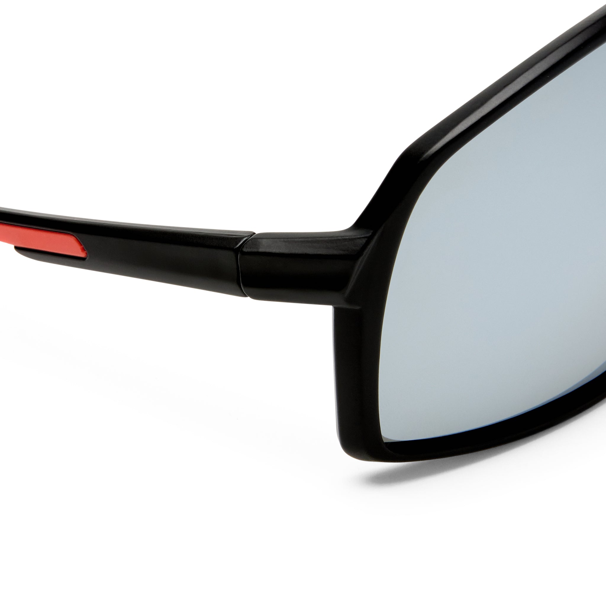  Outfield Shield Sunglasses - Black/Red