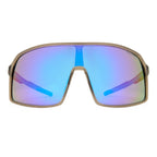  Outfield Shield Sunglasses - Grey/Neon Blue