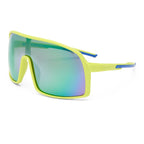  Outfield Shield Sunglasses - Neon Green/Cobalt