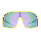  Outfield Shield Sunglasses - Neon Green/Cobalt