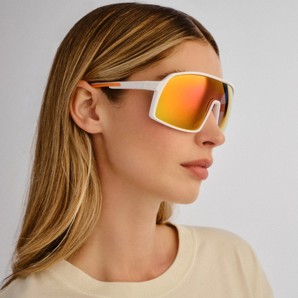 Outfield Shield Sunglasses - White