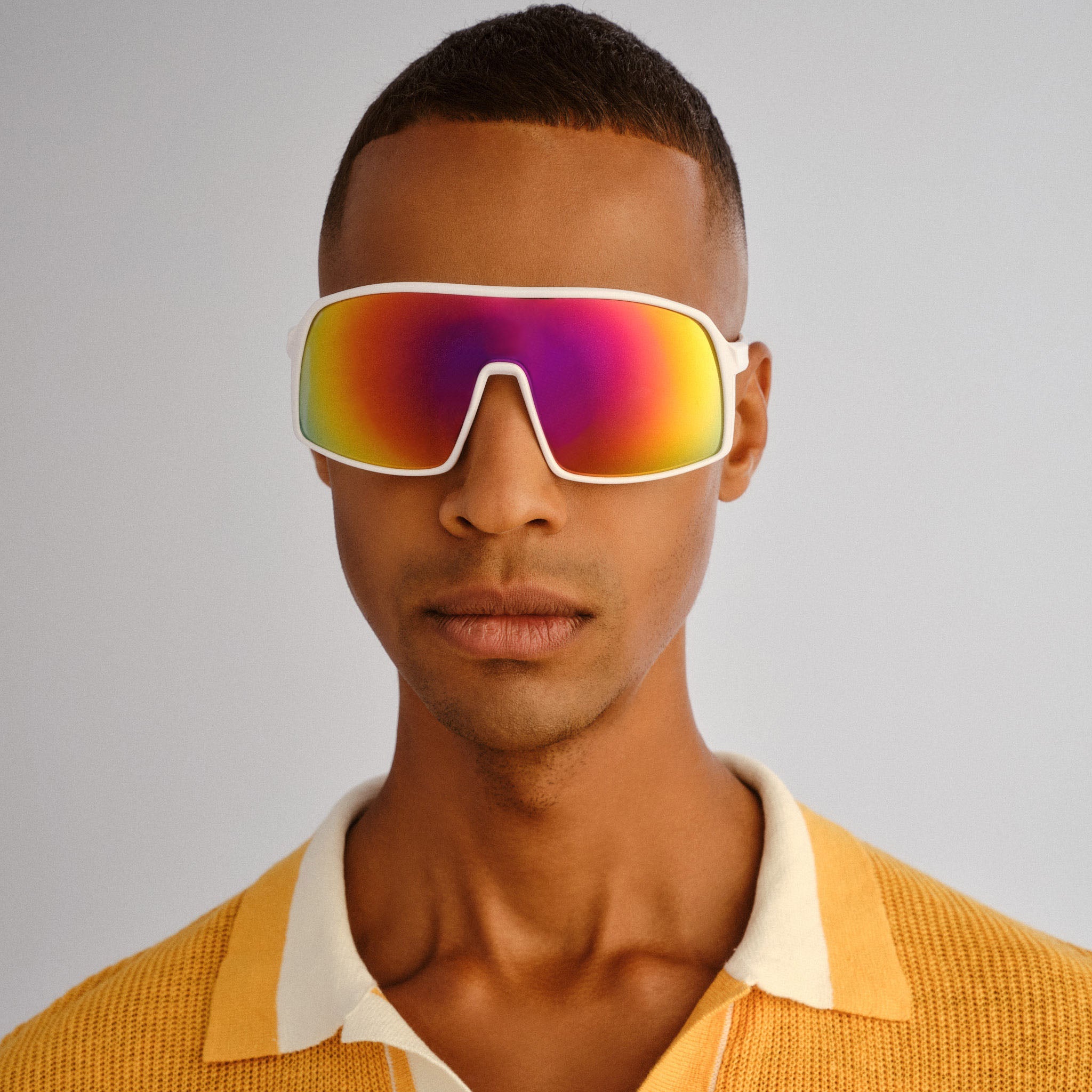  Outfield Shield Sunglasses - White
