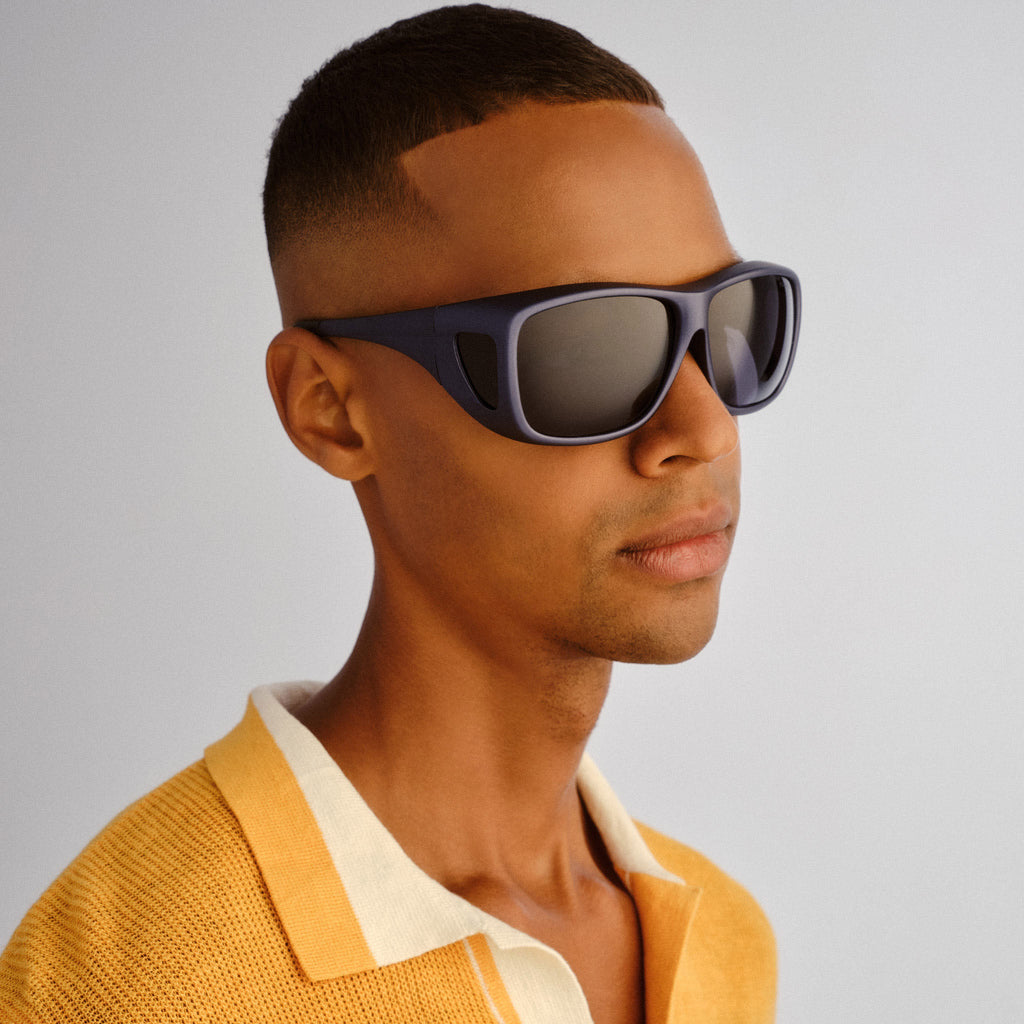  Gymea Fitover Sunglasses - Metallic Blue