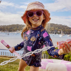  Toddler Coral Reef LS Paddle Suit