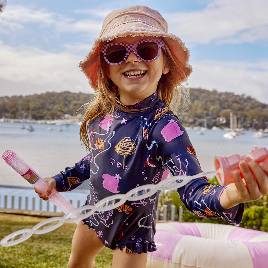  Toddler Coral Reef LS Paddle Suit