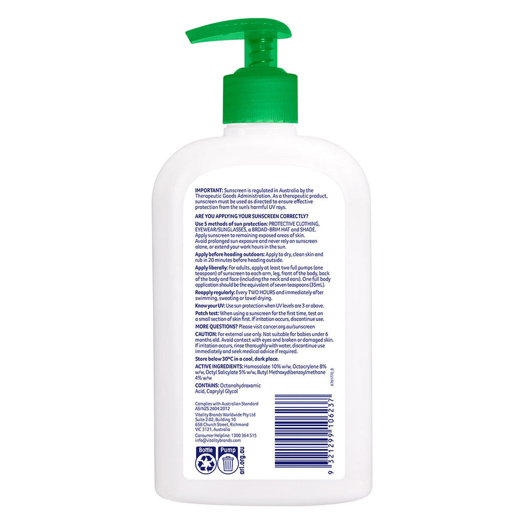  Work Sunscreen SPF50+ 500ml