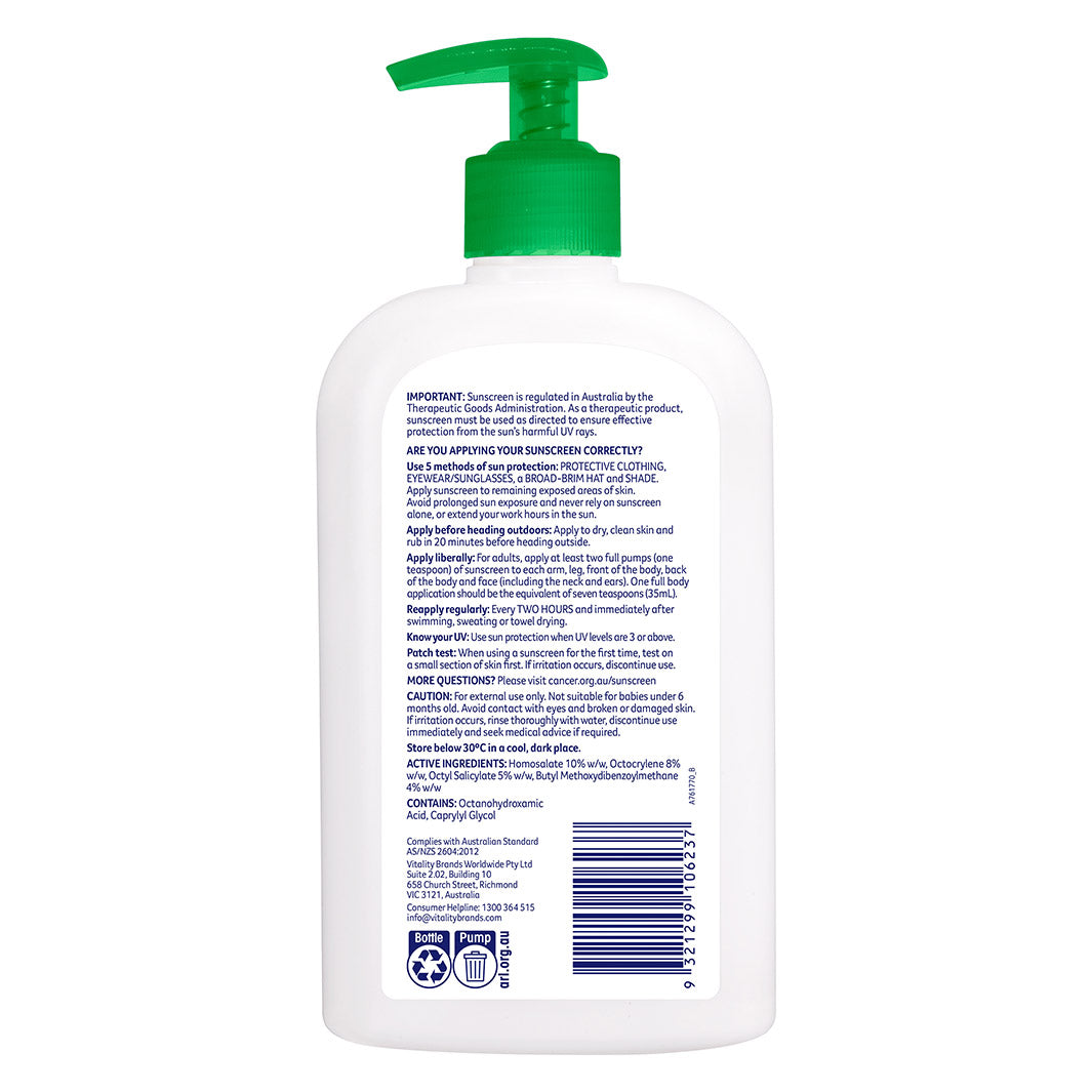  Work Sunscreen SPF50+ 500ml