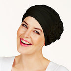  Christine Lotus Turban - Black