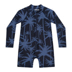  Infant Tropical Palm Swim Zip Suit