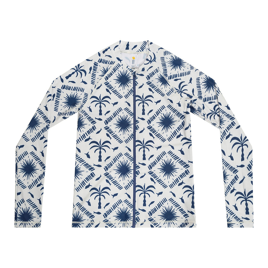  Womens Resort Palm LS Swim Jacket