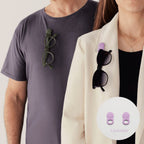  Spex Sunglasses Clip - 2 Pack - Lavender